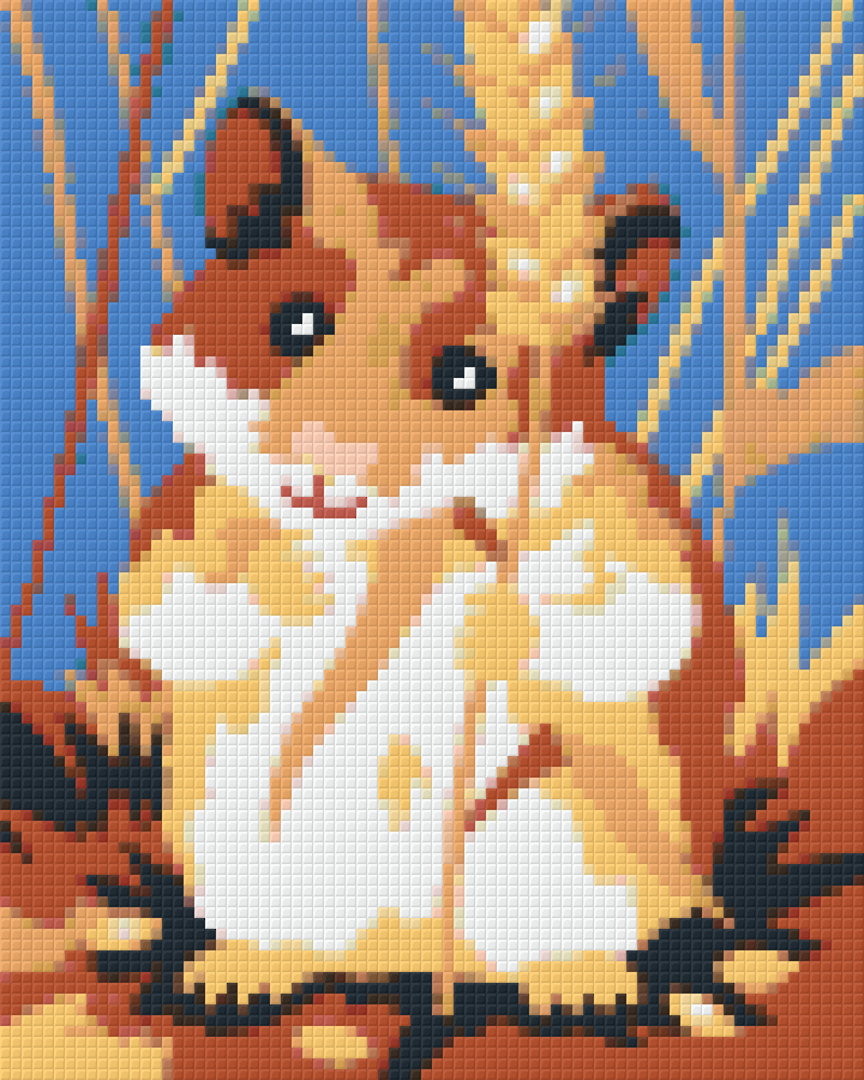 Sweet Hampster Four [4] Baseplate Pixelhobby Mini Mosaic Art Kit image 0